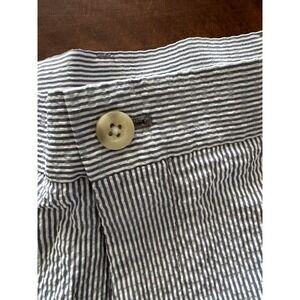 Peter Millar Featherweight Seersucker Shorts Size‎ 36 Navy White Striped Golfl